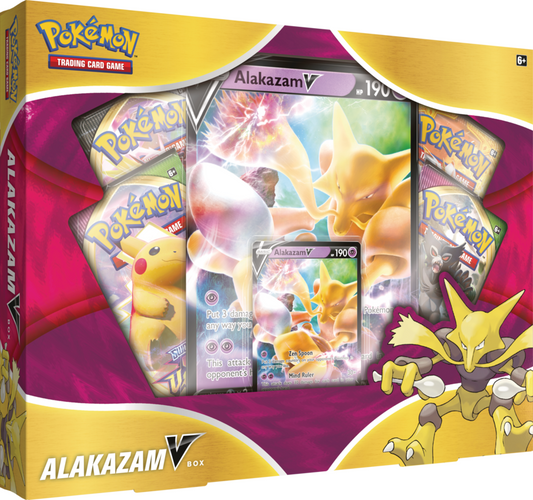 Pokémon Box Set: Alakazam V (6 Extra Promo Cards)