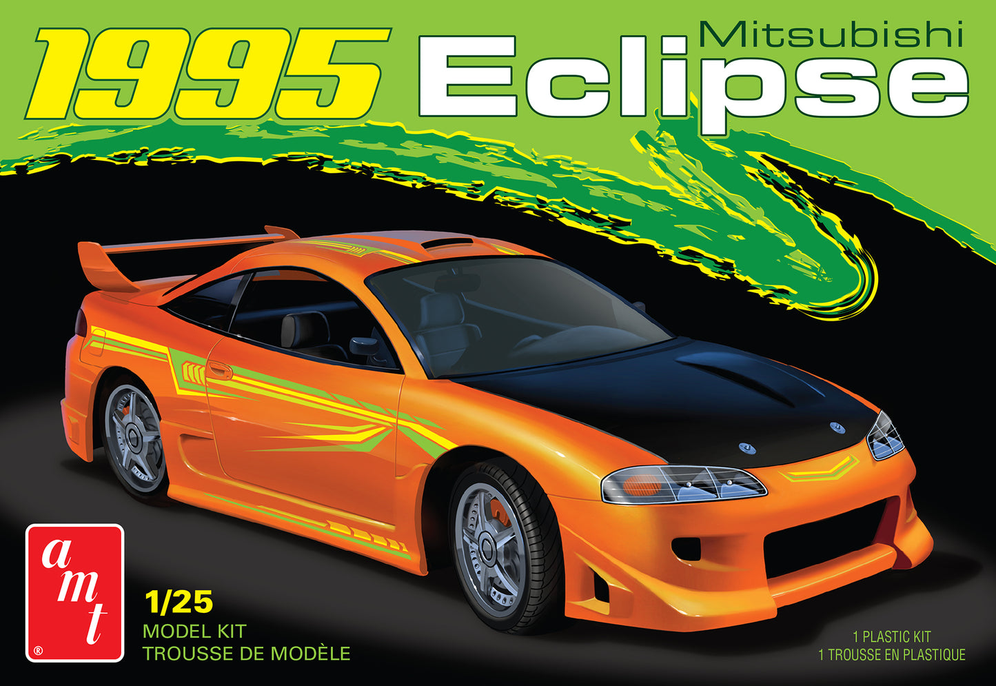1/25 1995 Mitsubishi Eclipse model kit