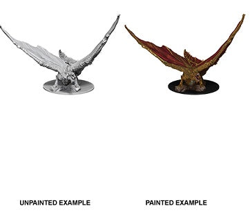 D&D Unpainted Minis WV9 Young Brass Dragon