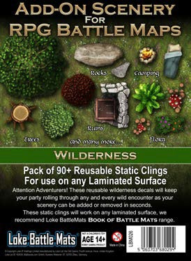 Add-On Scenery for RPC Battle Maps: Wilderness