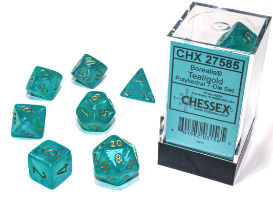 Borealis: 7Pc Teal/gold