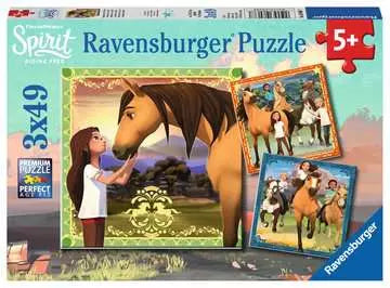 Adventure on Horses - 3x49 pc puzzles