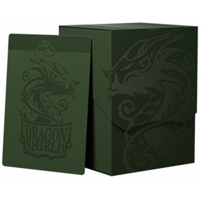 Deck Box: Dragon Shield Deck Shell: Forest Green/Black