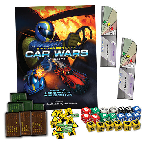 Car Wars (Sixth Edition) Two Player Starter Set: Blue/Green