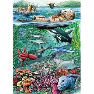 Life on the Pacific Ocean- Tray puzzle