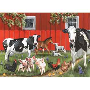 Red Barn Farm- Tray puzzle