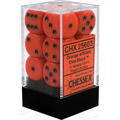 Opaque: 12D6 Orange/Black