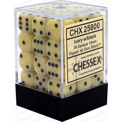 Opaque: 36D6 Ivory/Black