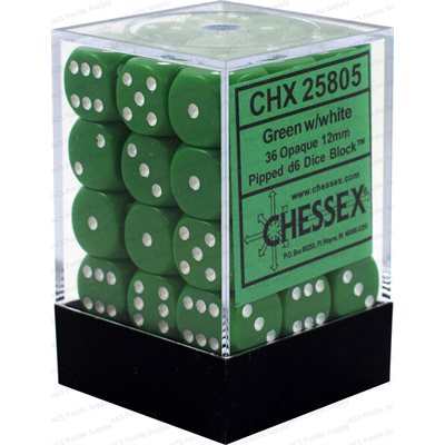 Opaque: 36D6 Green/White