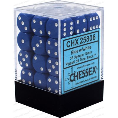 Opaque: 36D6 Blue/White