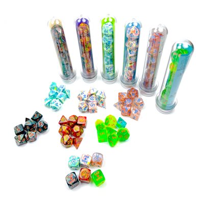 Lab Dice 8: Polyhedral dice set of 7