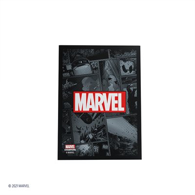 Sleeves: Marvel Champions Marvel Logo Black (50)