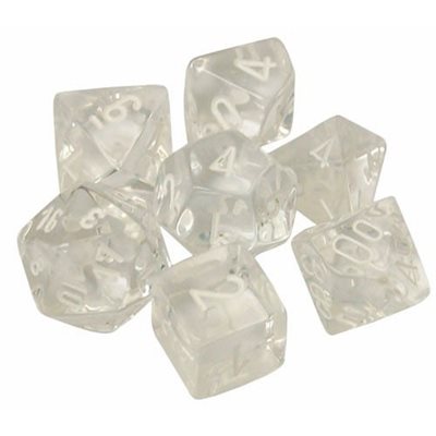 Translucent: 7pc Clear/White