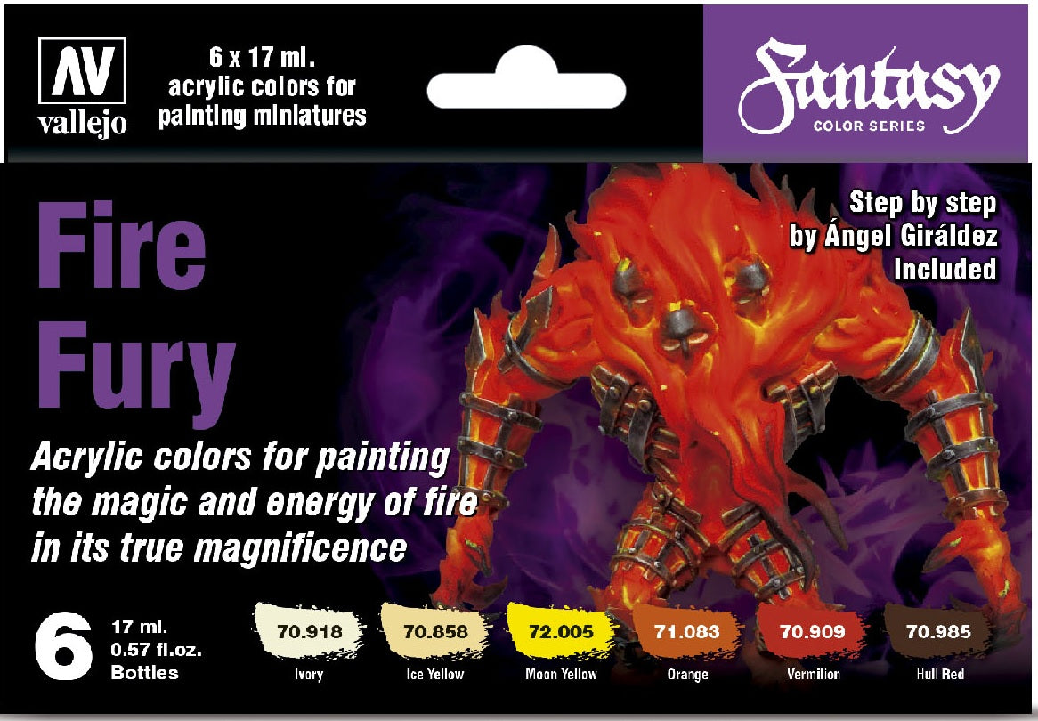 Vallejo: Fantasy Color Series: Fire Fury