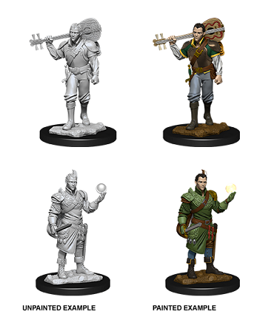 D&D Unpainted Minis: Wave 12: Male Half-Elf Bard