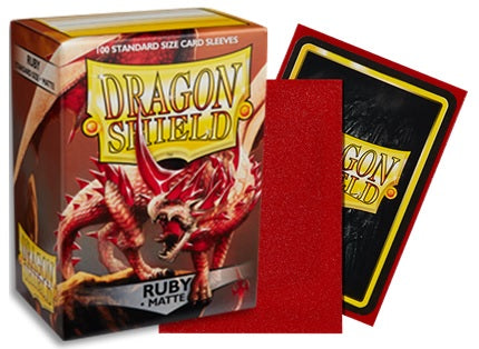 Sleeves: Dragon Shield Matte Ruby (100)