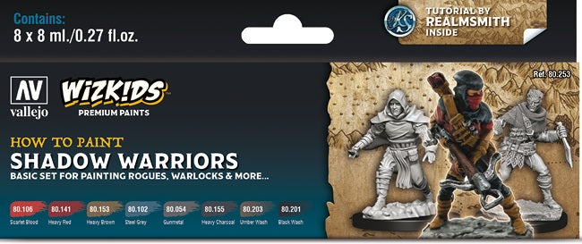 Vallejo: Wizkids premium set: Shadow Warriors