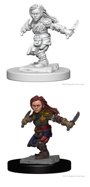 D&D Unpainted Minis: Wave 1: Halfling Female Rogue