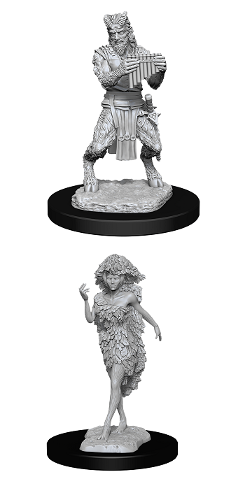 D&D Unpainted Minis: Wave 11: Satyr and Dryad