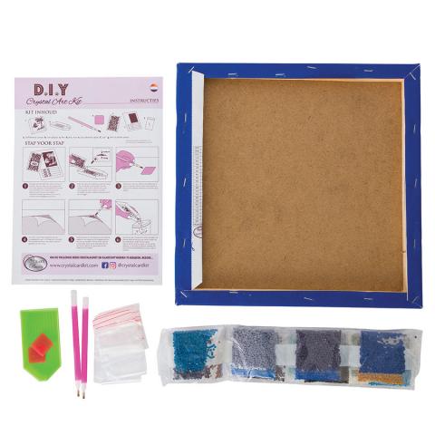 Crystal Art Kit (Medium)- Fancy Flamingoes