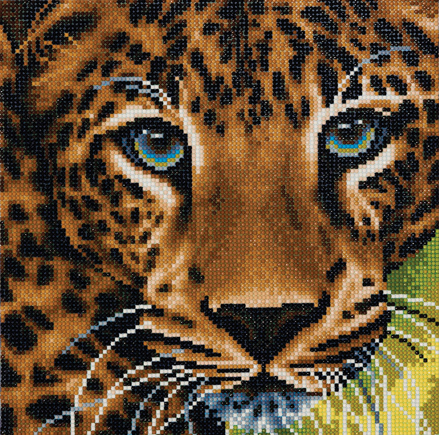 Crystal Art Kit (Medium)- Leopard