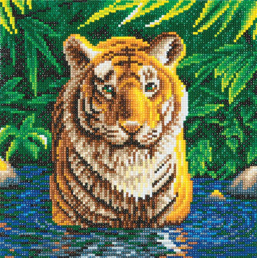 Crystal Art Kit (Medium)- Tiger Pool