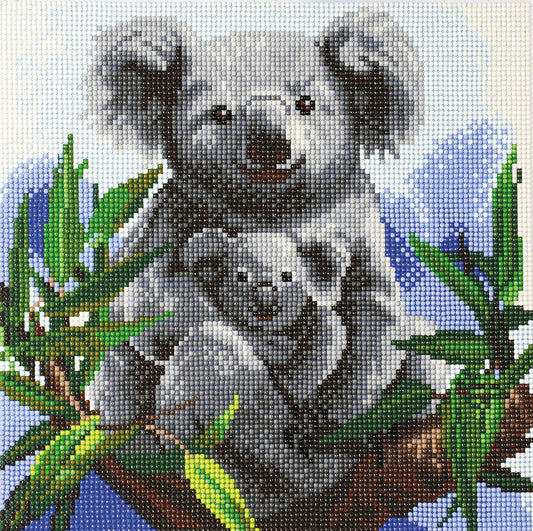 Crystal Art Kit (Medium)- Cuddly Koalas